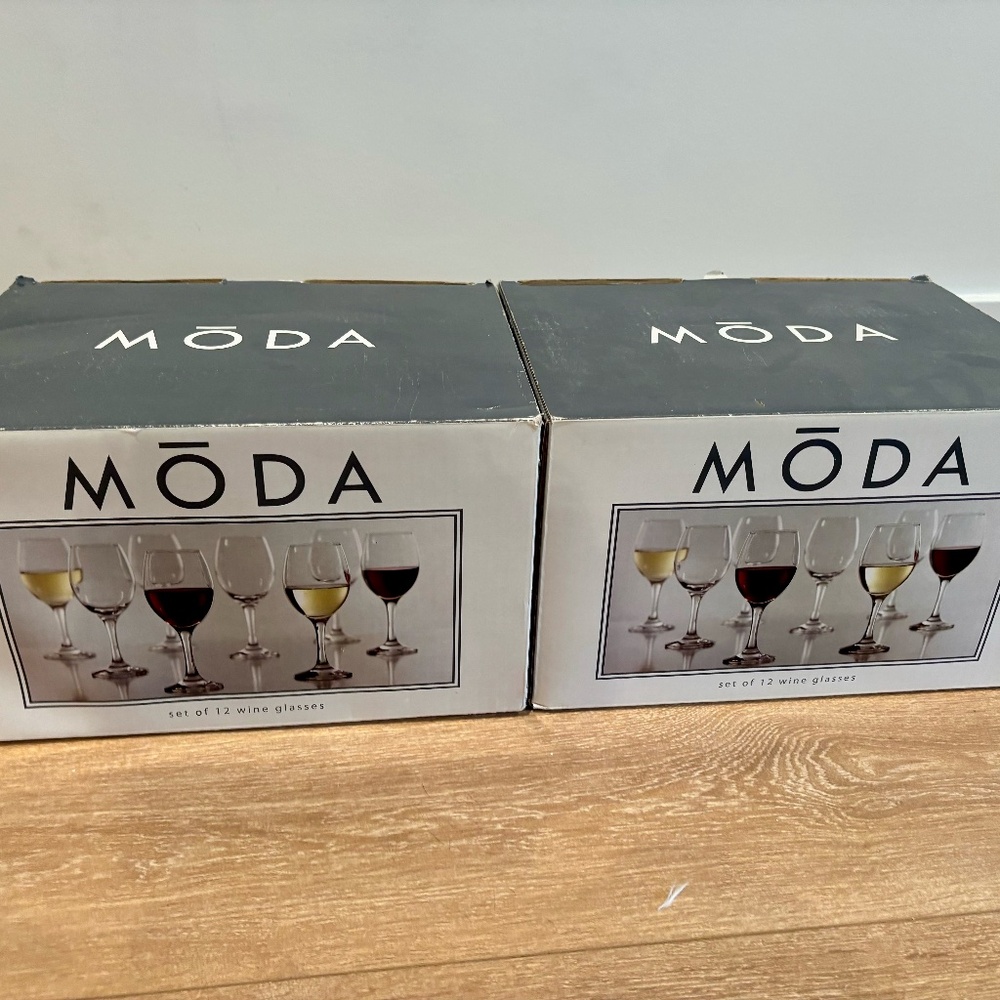 MODA Wine Glass Sets – 10.6 oz (Bundle or Individual Sets Available)